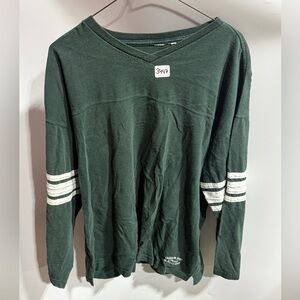 #3447-Franklin Sport Green Graphic Tee